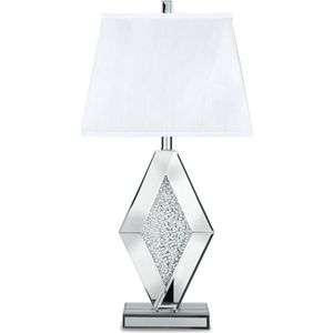 The appearance of Prunella Silver Table Lamp designed by Signature Design by Ashley in the interior design. This piece of furniture was selected by 1StopBedrooms from to add a touch of cosiness and style into your home. Sku: L429034.