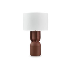 The appearance of Rowandale Table Lamp In Brick Red designed by Signature Design by Ashley in the interior design. This piece of furniture was selected by 1StopBedrooms from to add a touch of cosiness and style into your home. Sku: ASL-L207534.