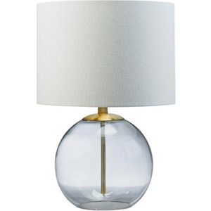 The appearance of Samder Clear/Brass Finish Glass Table Lamp designed by Signature Design by Ashley in the interior design. This piece of furniture was selected by 1StopBedrooms from to add a touch of cosiness and style into your home. Sku: ASL-L430744.