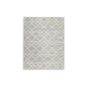 The appearance of Unawick Large Rug In Gray and Ivory designed by Signature Design by Ashley in the interior design. This piece of furniture was selected by 1StopBedrooms from to add a touch of cosiness and style into your home. Sku: ASL-R407331.