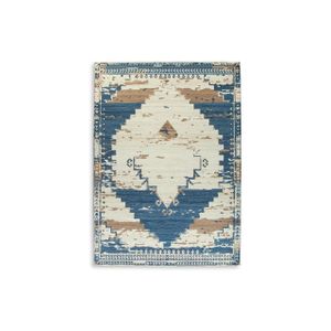 Varnler 10' x 14' Rug In Blue/Brown/Tan