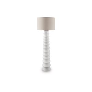 The appearance of Veraleigh Floor Lamp In White designed by Signature Design by Ashley in the interior design. This piece of furniture was selected by 1StopBedrooms from to add a touch of cosiness and style into your home. Sku: ASL-L235851.