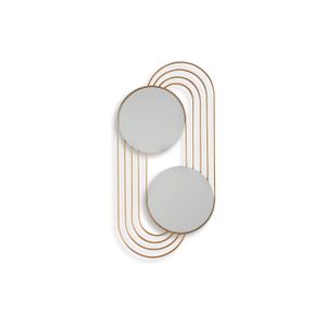 The appearance of Warrenley Accent Mirror In Gold designed by Signature Design by Ashley in the interior design. This piece of furniture was selected by 1StopBedrooms from to add a touch of cosiness and style into your home. Sku: ASL-A8010401.
