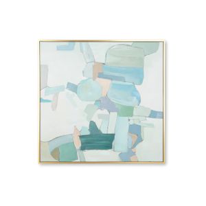 Wynburn Wall Art In White/Blue/Green