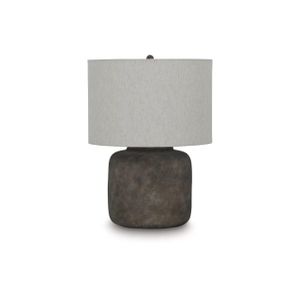 Zandophen Metal Table Lamp In Antique Gray