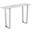 Atlas Stone and Stainless Steel Console Table