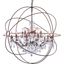 Geneva 43.5" Rustic Intent 18 Light Chandelier With Clear Royal Cut Crystal Trim