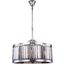 Chelsea 28" Polished nickel 8 Light Chandelier With Silver Royal Cut Crystal Trim