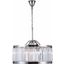 Chelsea 28" Polished nickel 8 Light Chandelier With Clear Shade Royal Cut Crystal Trim