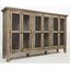 Rustic Shores Watch Hill Weathered Grey 70" Accent Cabinet