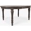 Madison County Barnwood Extendable Round Dining Table