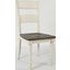 Madison County Vintage White Ladderback Side Chair Set Of 2