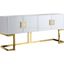 Beth Sideboard/Buffet In White and Gold