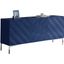 Meridian Collette Sideboard/Buffet in Chrome/Navy Blue