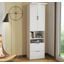 Bestar Lumina Storage Unit With Drawers and Doors In White