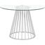 Gio Dining Table In Chrome