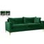 Naomi Velvet Sofa In Green