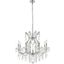 2800d26cRc Maria Theresa 26" Chrome 9 Light Chandelier With Clear Royal Cut Crystal Trim