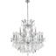 2800d30cRc Maria Theresa 30" Chrome 19 Light Chandelier With Clear Royal Cut Crystal Trim