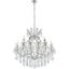 2800d36cRc Maria Theresa 36" Chrome 24 Light Chandelier With Clear Royal Cut Crystal Trim