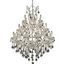 2800d38cRc Maria Theresa 38" Chrome 28 Light Chandelier With Clear Royal Cut Crystal Trim