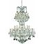 Maria Theresa 46" Chrome 36 Light Chandelier With Clear Royal Cut Crystal Trim