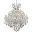2800G60C/RC Maria Theresa 60" Chrome 49 Light Chandelier With Clear Royal Cut Crystal Trim