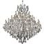 Maria Theresa 44" Chrome 37 Light Chandelier With Clear Royal Cut Crystal Trim