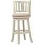 29 Inch Swivel Stool In Antique White