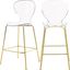 Clarion Gold Stool (Set of 2)