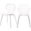 Clarion Chrome Dining Chair (Set of 2)