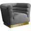 Bellini Grey Velvet Chair