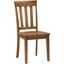 Simplicity Honey Slat Back Chair Set of 2