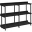 48 Inch Black And Black Metal Hall Console