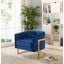 Meridian Carter Accent Chair in Navy