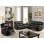 Zuriel Black Reclining Living Room Set