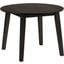 Simplicity Espresso Extendable Round Drop-Leaf Dining Table