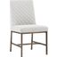5west Leighland Light Grey Fabric Dining Chair Set of 2