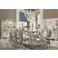 Versailles Bone White 120" Extendable Dining Room Set