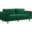 Meridian Emily Velvet Sofa in Green