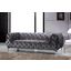 Meridian Mercer Velvet Sofa in Grey