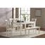 Simplicity Paperwhite Rectangle Dining Room Set