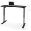 60" Black Electric Height Adjustable Table