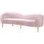 Ritz Velvet Sofa In Pink