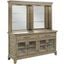 Plank Road Stone Rockland Buffet with Hutch