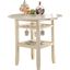 Tartys Cream Round Counter Height Dining Table