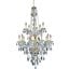 7915g33gRc Verona 33" Gold 15 Light Chandelier With Clear Royal Cut Crystal Trim