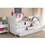 Baxton Studio Linna Modern And Contemporary White-Finished Daybed With Trundle