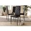 Baxton Studio Blaise Modern And Contemporary Brown Faux Leather Upholstered Dining Chair (Set Of 4)