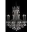 Rosalia 28" Dark Bronze 10 Light Chandelier With Clear Royal Cut Crystal Trim